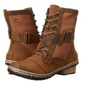 Sorel Slimboot Lace in Autumn Bronze 8.5